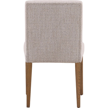 Ruben Dining Chair (Set of 2) by Arch & Plane in taupe, natural. Made from boucle fabric, oak wood in a unique style.
