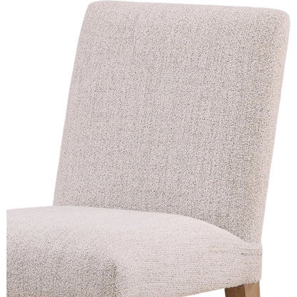 Ruben Dining Chair (Set of 2) by Arch & Plane in taupe, natural. Made from boucle fabric, oak wood in a unique style.