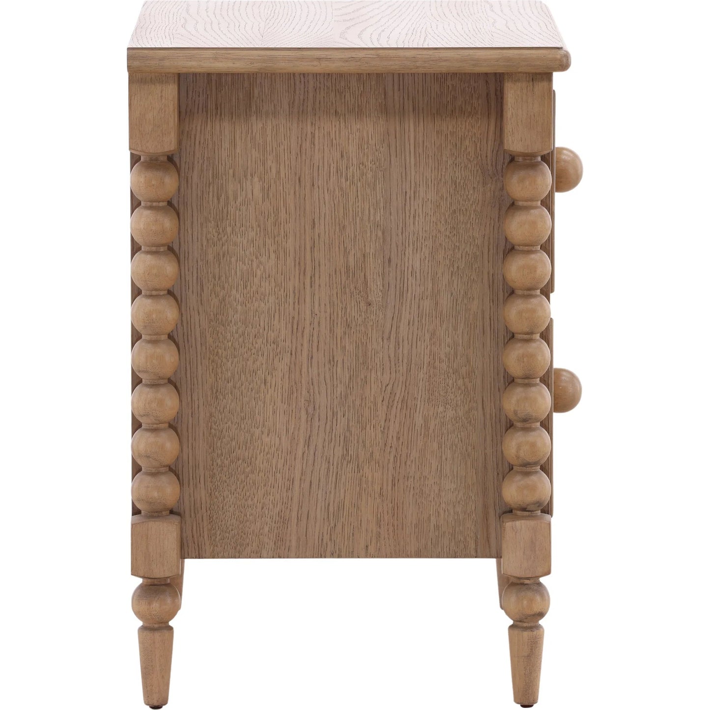 003 SI-2440520 | Additional Silo | Marcellina Nightstand by Arch & Plane in natural. Made from rubber wood, oak veneer in a transitional style.