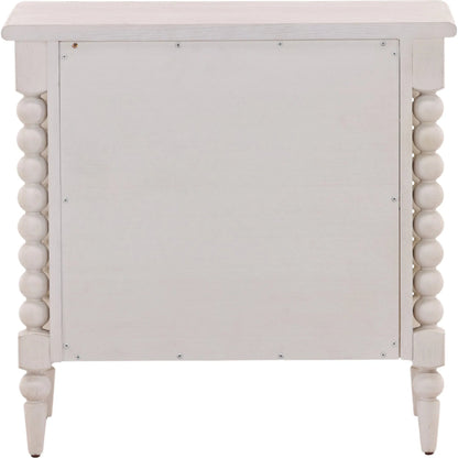 Marcellina Nightstand by Arch & Plane in natural. Made from rubber wood, oak veneer in a transitional style.