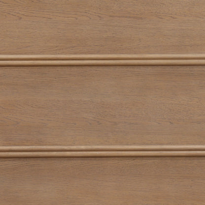 Antionette Bed by Arch & Plane in natural. Made from rubber wood, oak veneer in a unique style.