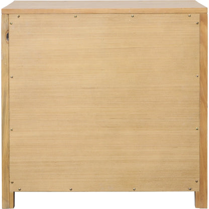 Tyrone Double Drawer Nightstand by Arch & Plane in light, grey warm wash finish. Made from solid pine wood, pine veneer in a transitional style.