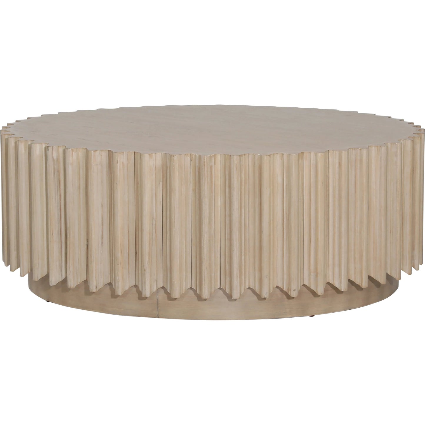 001 SI-2350612 | Primary Silo | Rosendo Coffee Table by Arch & Plane in light natural. Made from rubber wood, oak veneer in a transitional style.