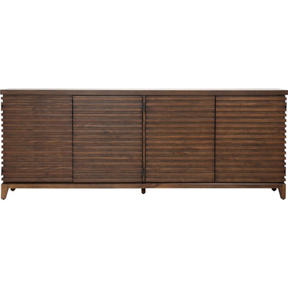 Zulma Sideboard by Arch & Plane in medium brown. Made from acacia wood, veneer in a traditional style.