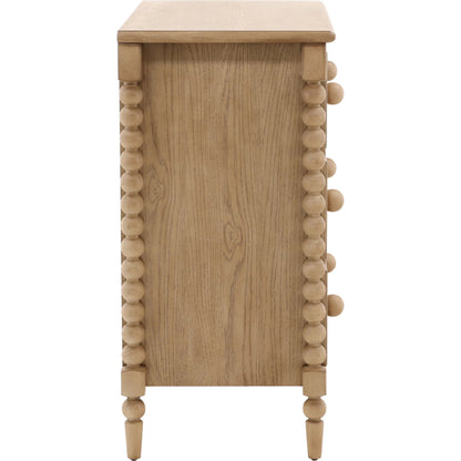 Marcellina Dresser by Arch & Plane in natural. Made from rubber wood, oak veneer in a transitional style.