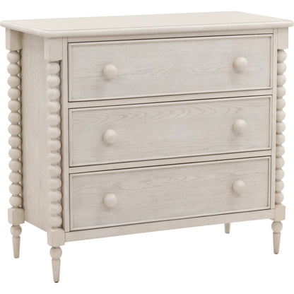 Marcellina Dresser by Arch & Plane in natural. Made from rubber wood, oak veneer in a transitional style.