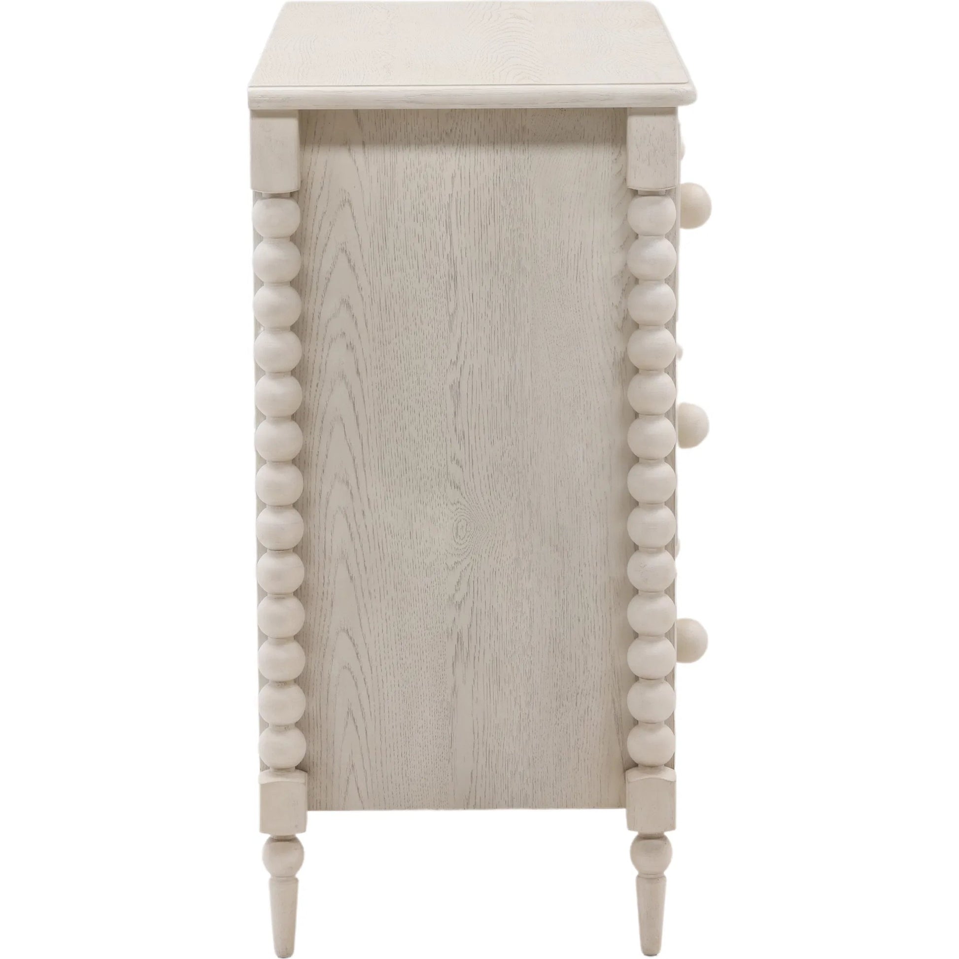 Marcellina Dresser by Arch & Plane in natural. Made from rubber wood, oak veneer in a transitional style.