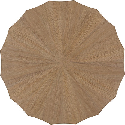 Tamera End Table by Arch & Plane in natural. Made from rubber wood, oak veneer in a transitional style.