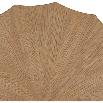 Tamera Coffee Table by Arch & Plane in natural. Made from rubber wood, oak veneer in a transitional style.