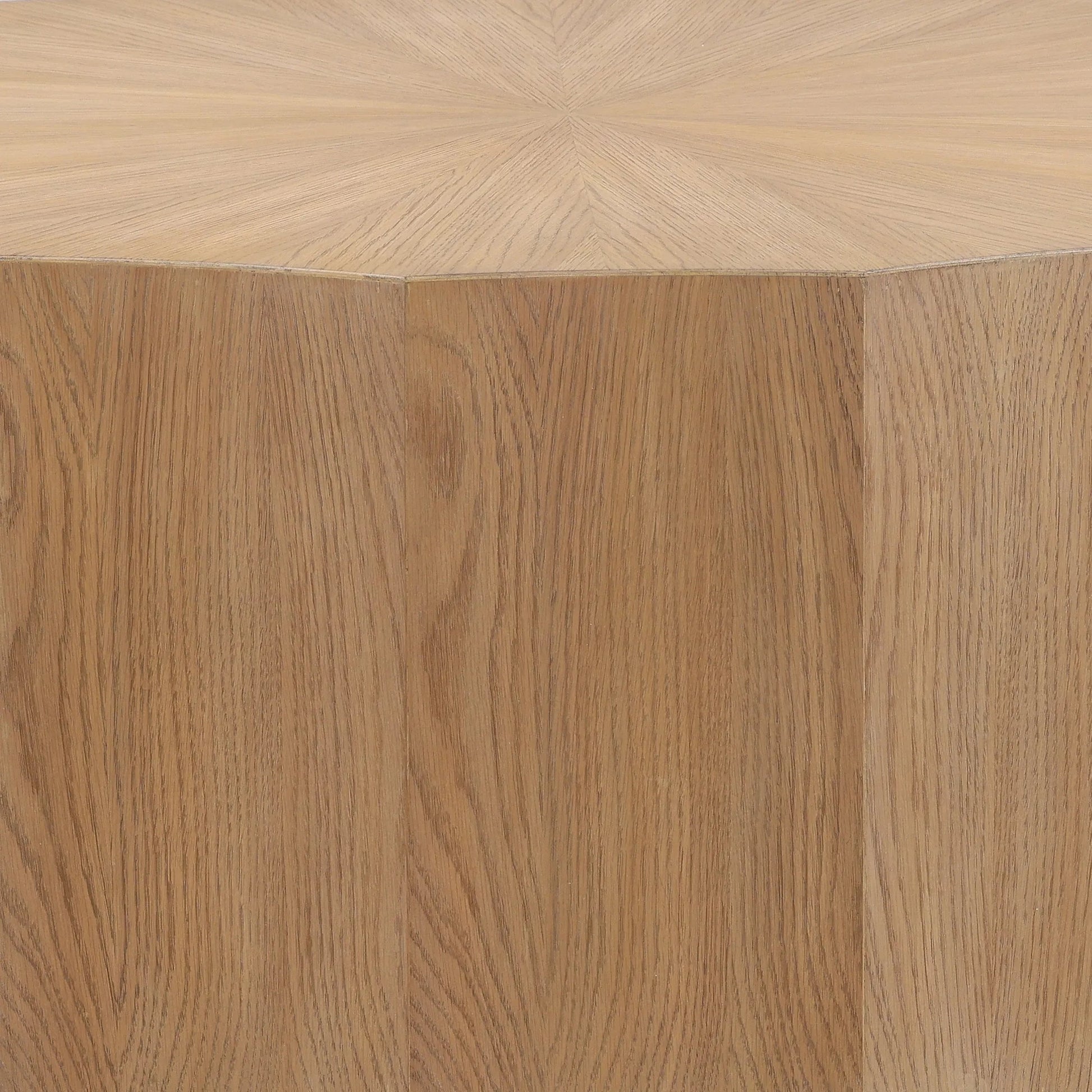 Tamera Coffee Table by Arch & Plane in natural. Made from rubber wood, oak veneer in a transitional style.