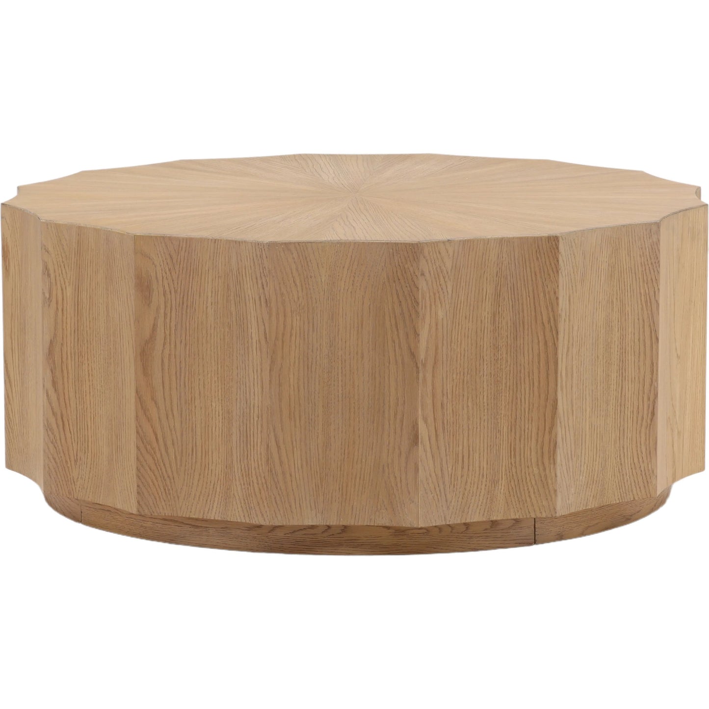001 SI-2350617 | Primary Silo | Tamera Coffee Table by Arch & Plane in natural. Made from rubber wood, oak veneer in a transitional style.