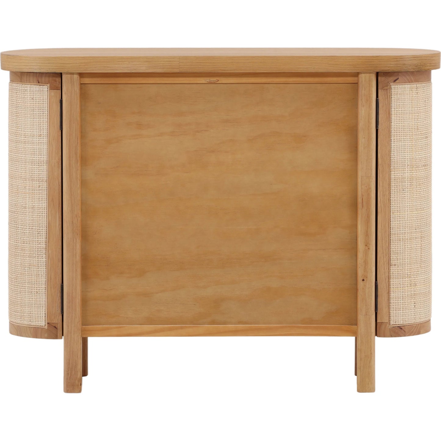 004 SI-2350618 | Additional Silo | Joni Sideboard by Arch & Plane in natural. Made from rubber wood, oak veneer, cane in a transitional style.