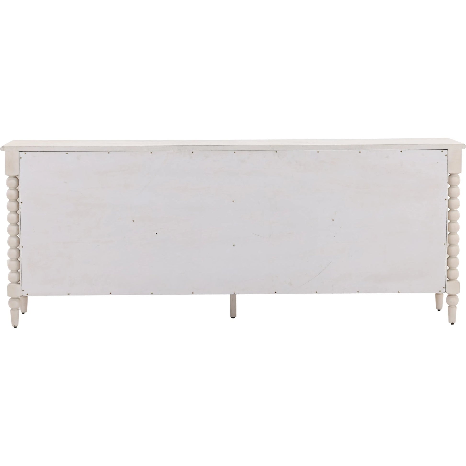 Marcellina Sideboard by Arch & Plane in whitewash. Made from pine wood, oak veneer in a transitional style.