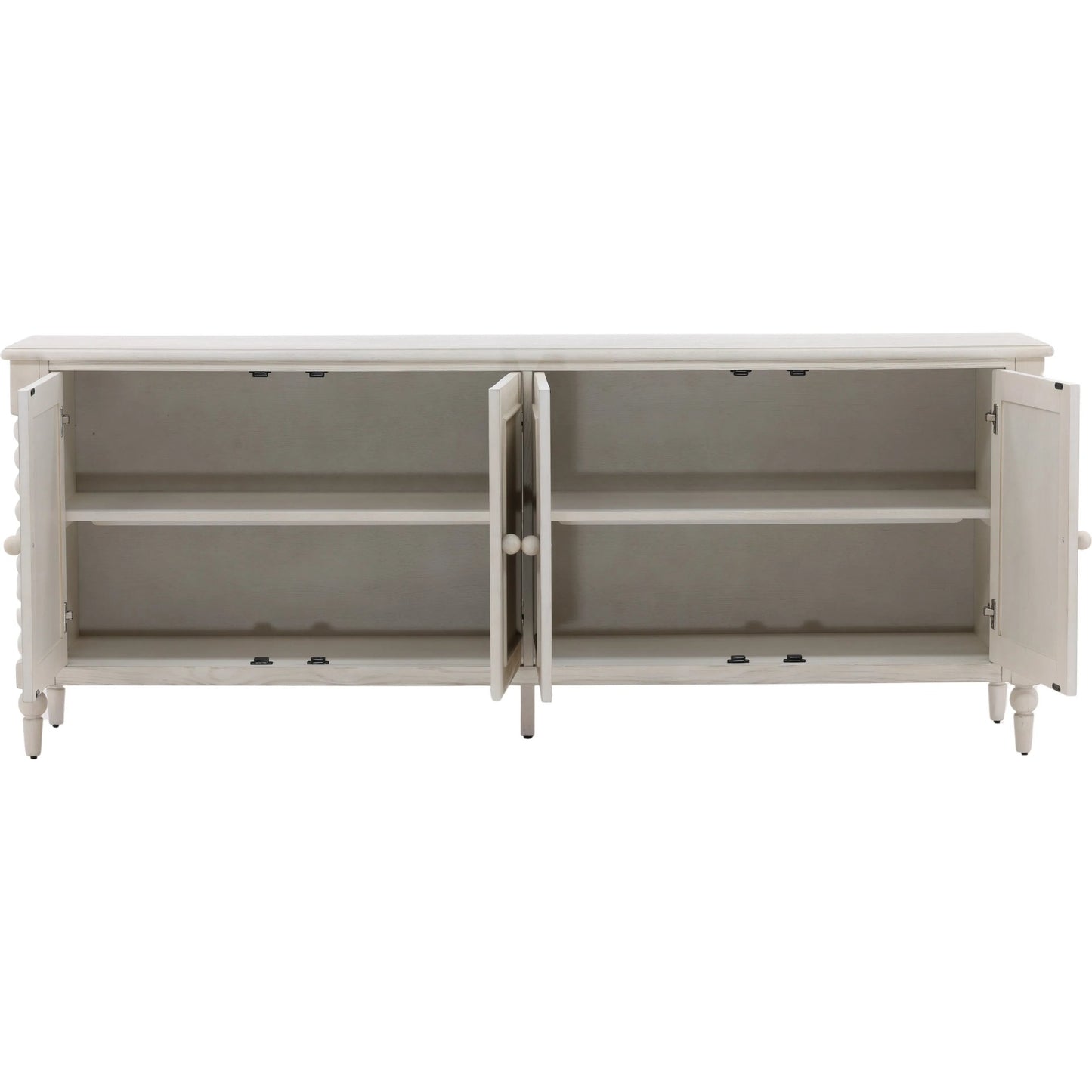 005 SI-2440523 | Additional Silo | Marcellina Sideboard by Arch & Plane in whitewash. Made from pine wood, oak veneer in a transitional style.