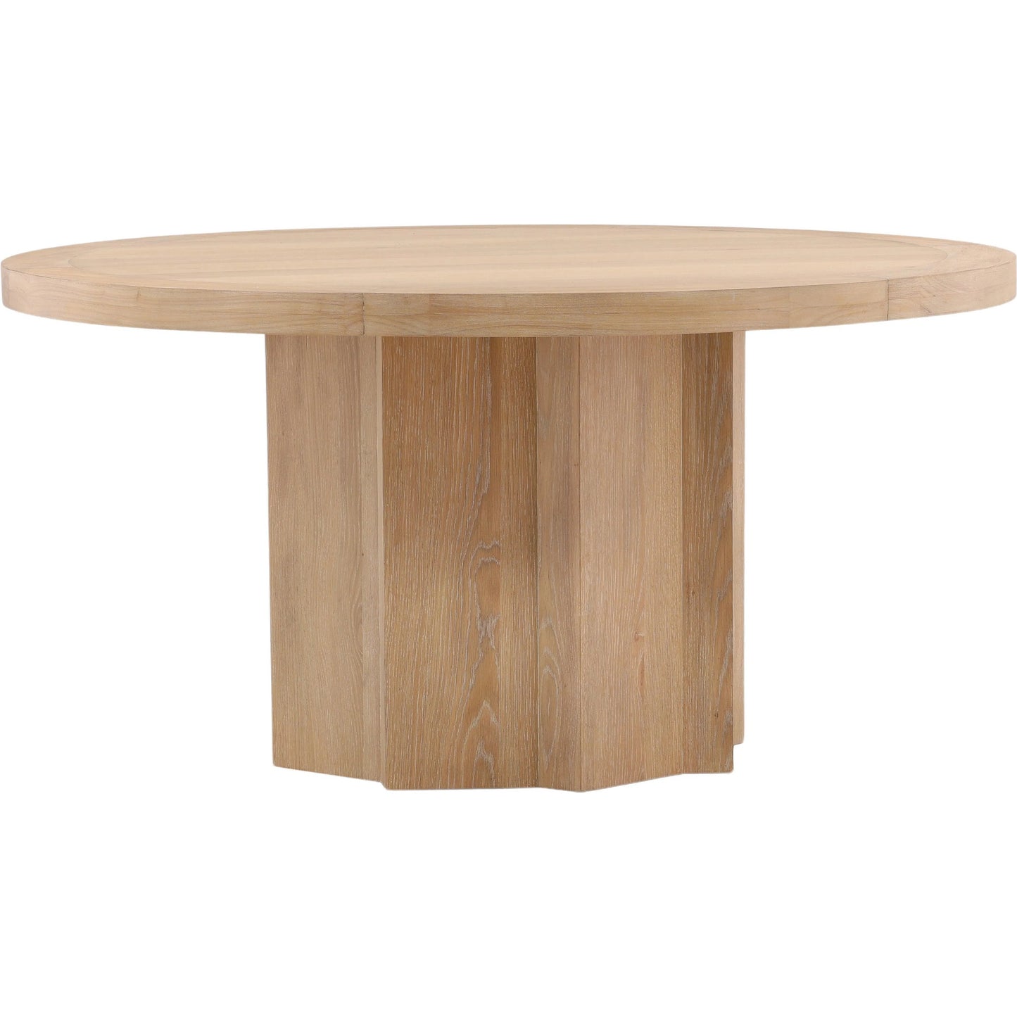 001 SI-2350622 | Primary Silo | Ellamae Dining Table by Arch & Plane in natural. Made from rubber wood, oak veneer in a transitional style.