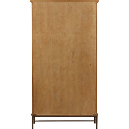 Myrtice Cabinet by Arch & Plane in dark brown, bronze. Made from oak wood, oak veneer, iron in a unique style.