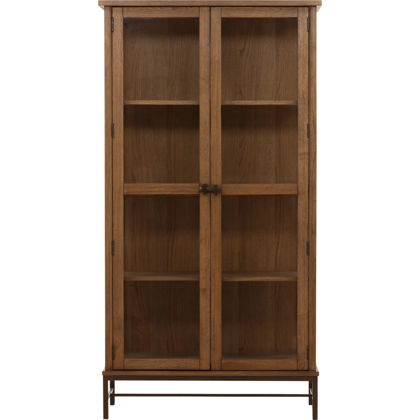 001 SI-2532828 | Additional Silo | Myrtice Cabinet by Arch & Plane in dark brown, bronze. Made from oak wood, oak veneer, iron in a unique style.