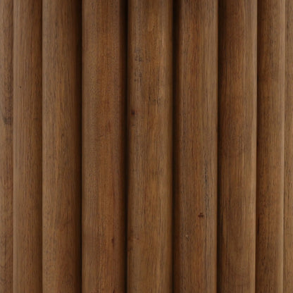 Kyara Bistro Table by Arch & Plane in dark brown. Made from rubber wood, oak veneer in a unique style.