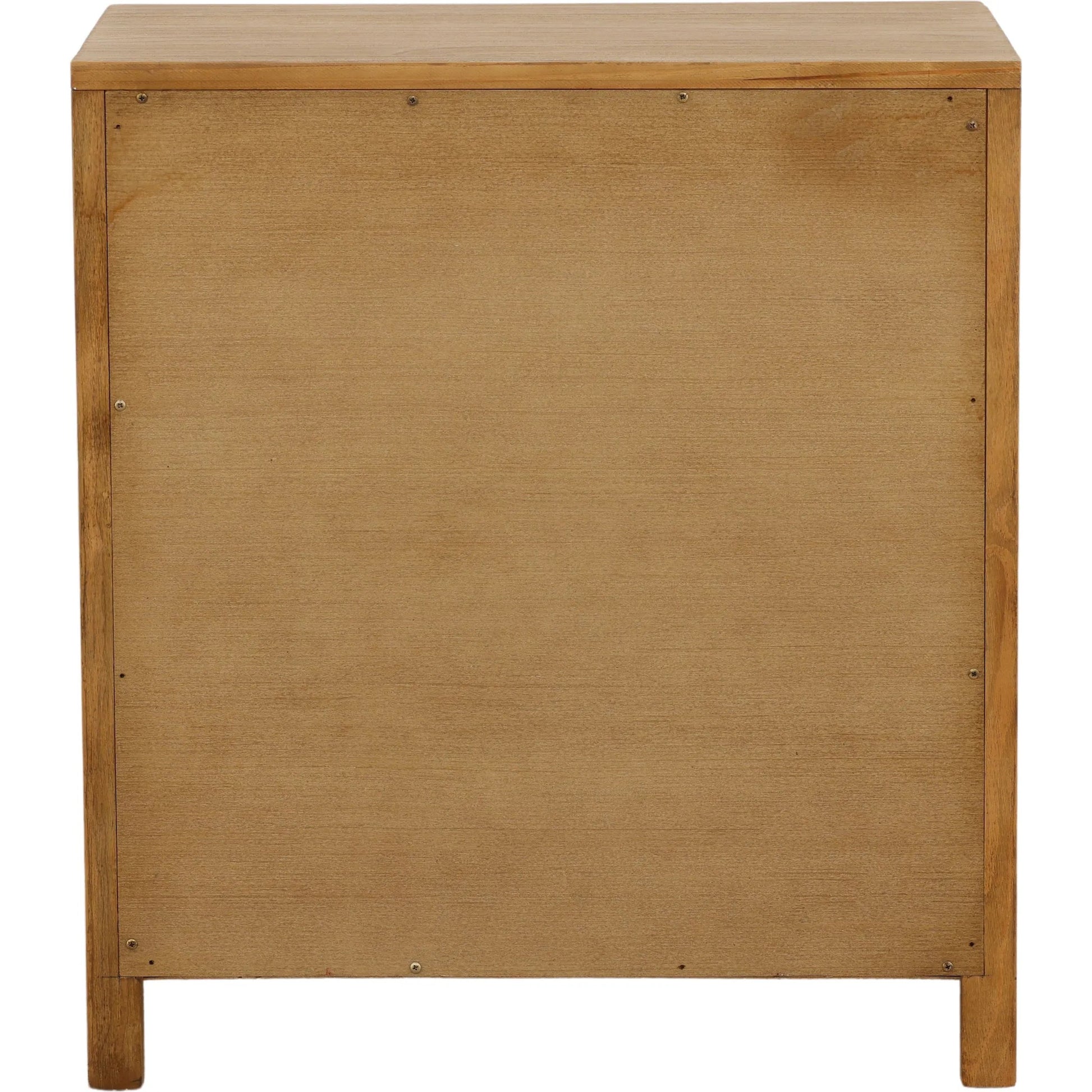 Astrid Nightstand by Arch & Plane in light warm wash. Made from pine wood in a unique style.