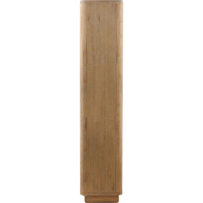 Ione Cabinet by Arch & Plane in natural. Made from oak veneer, rubber wood in a unique style.