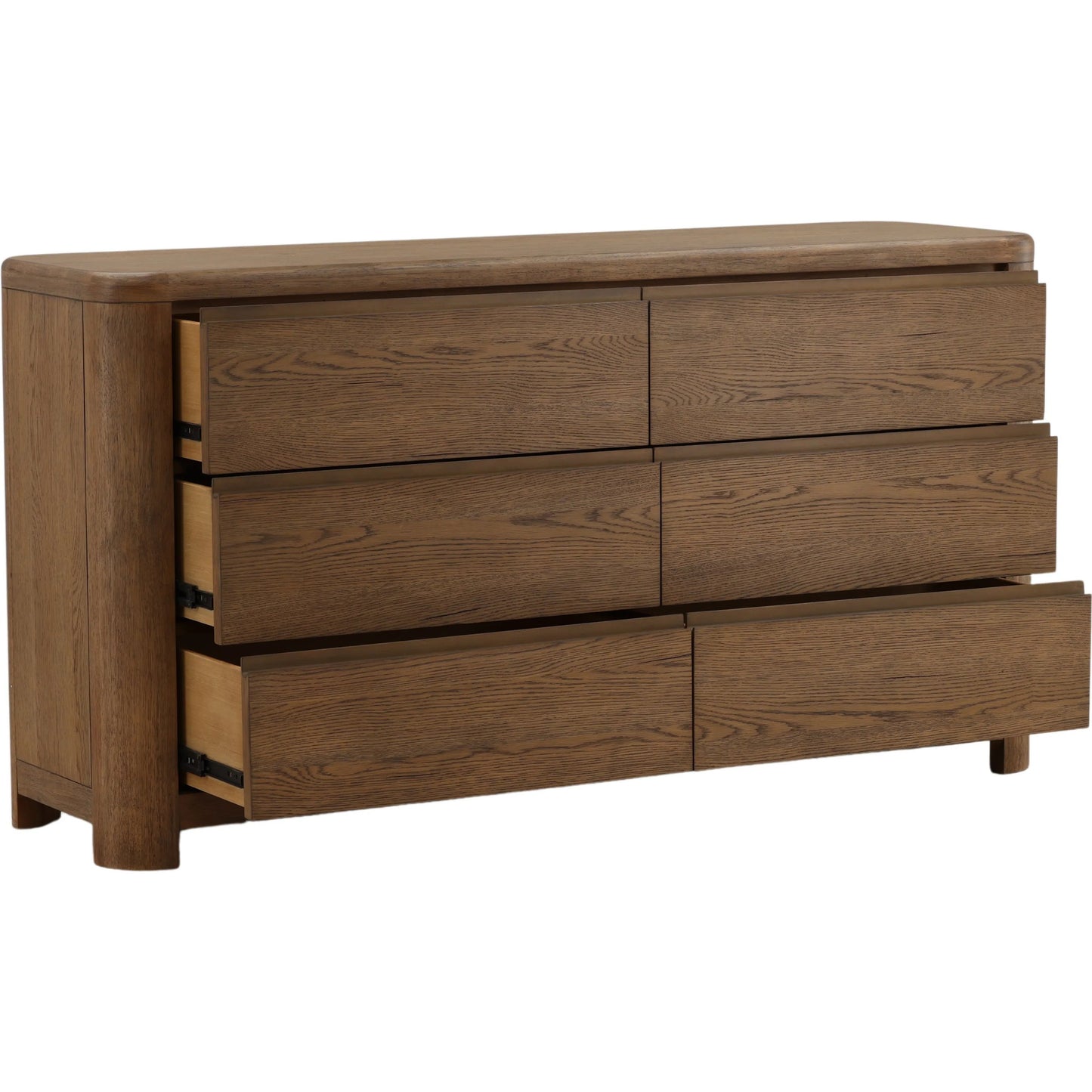 005 SI-2532841 | Additional Silo | Leon Dresser by Arch & Plane in brown. Made from oak veneer, rubber wood in a unique style.