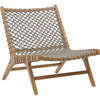 Natural Wood Finish, Taupe Rope