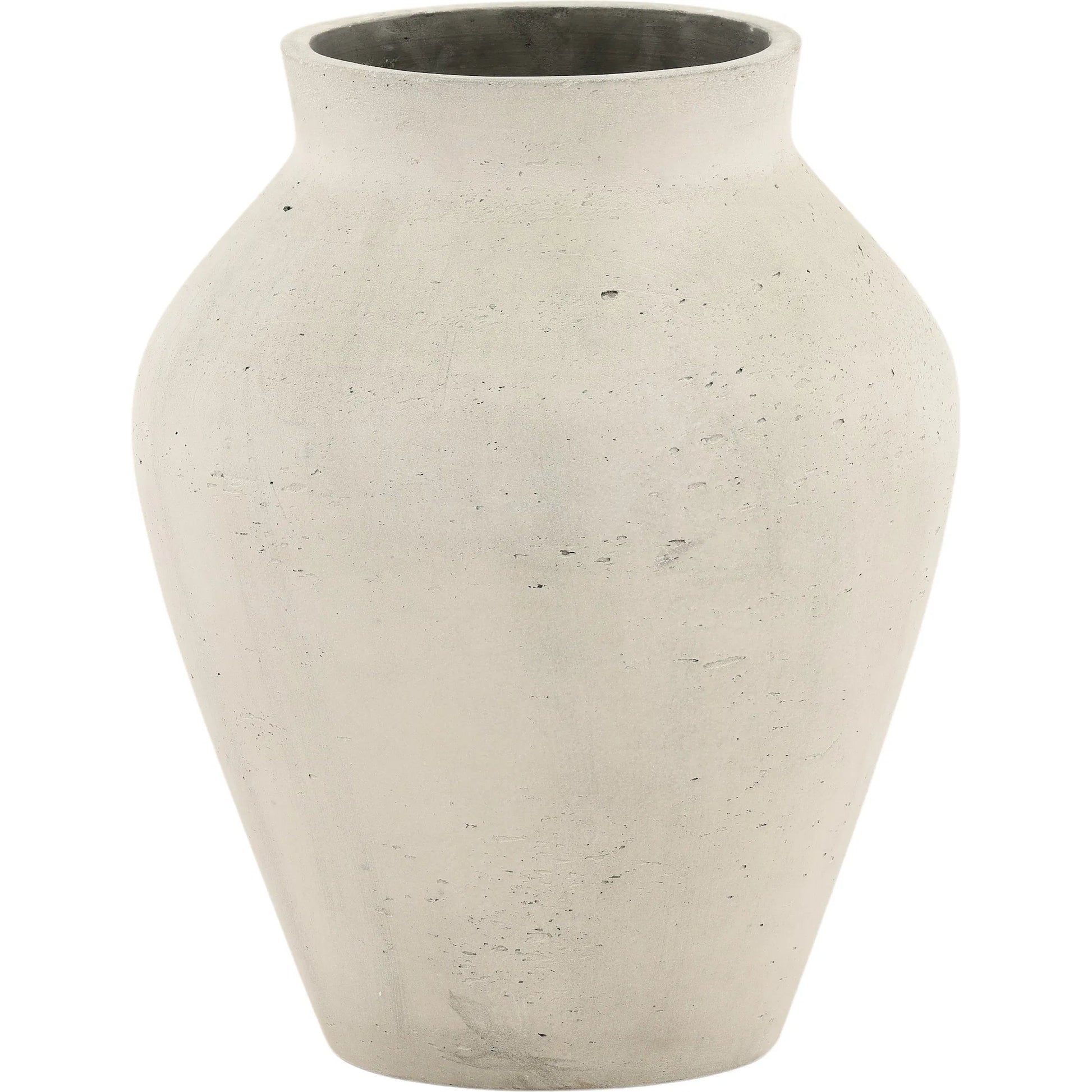 Effie Vase by Arch & Plane. Made from cement in a transitional style.