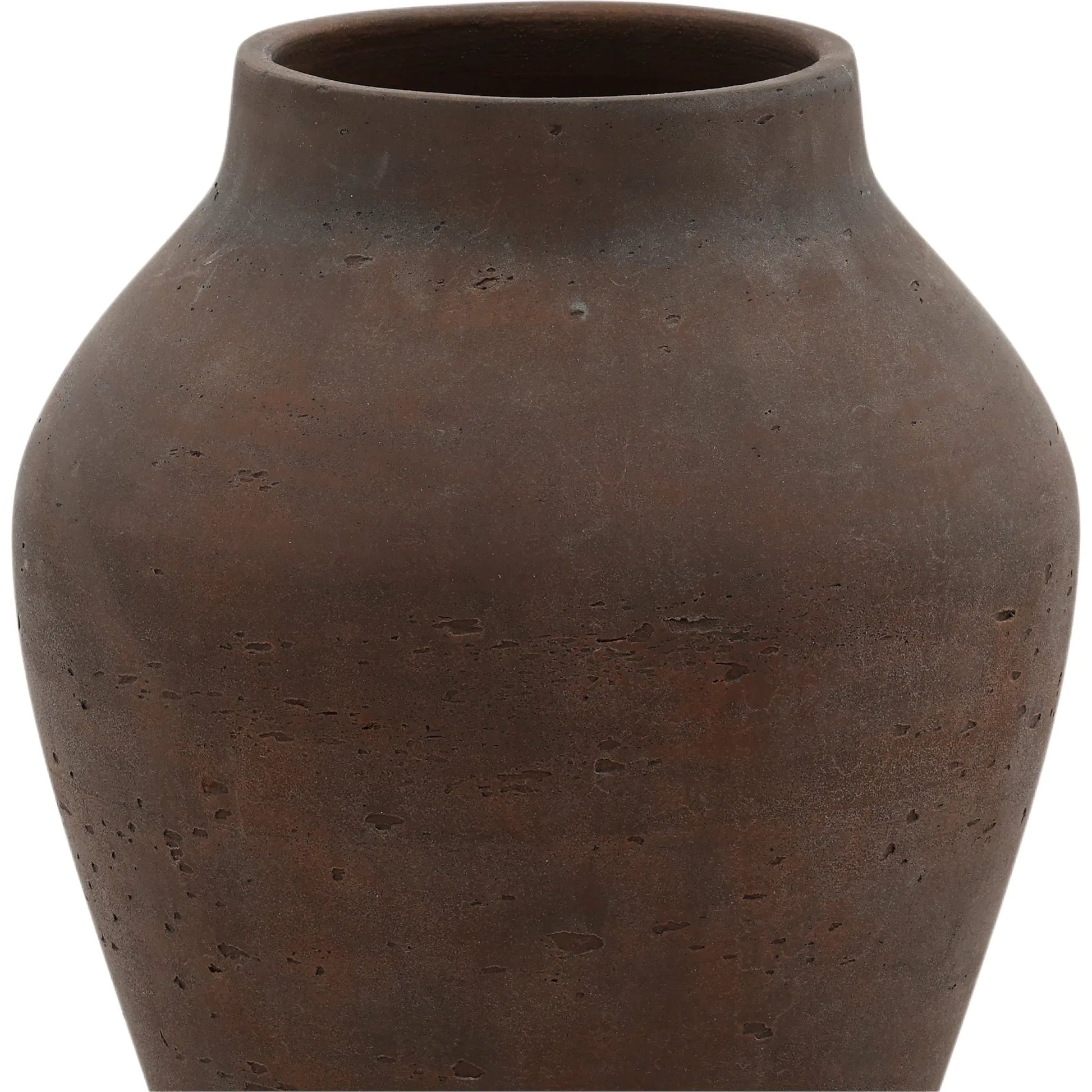 Effie Vase by Arch & Plane. Made from cement in a transitional style.