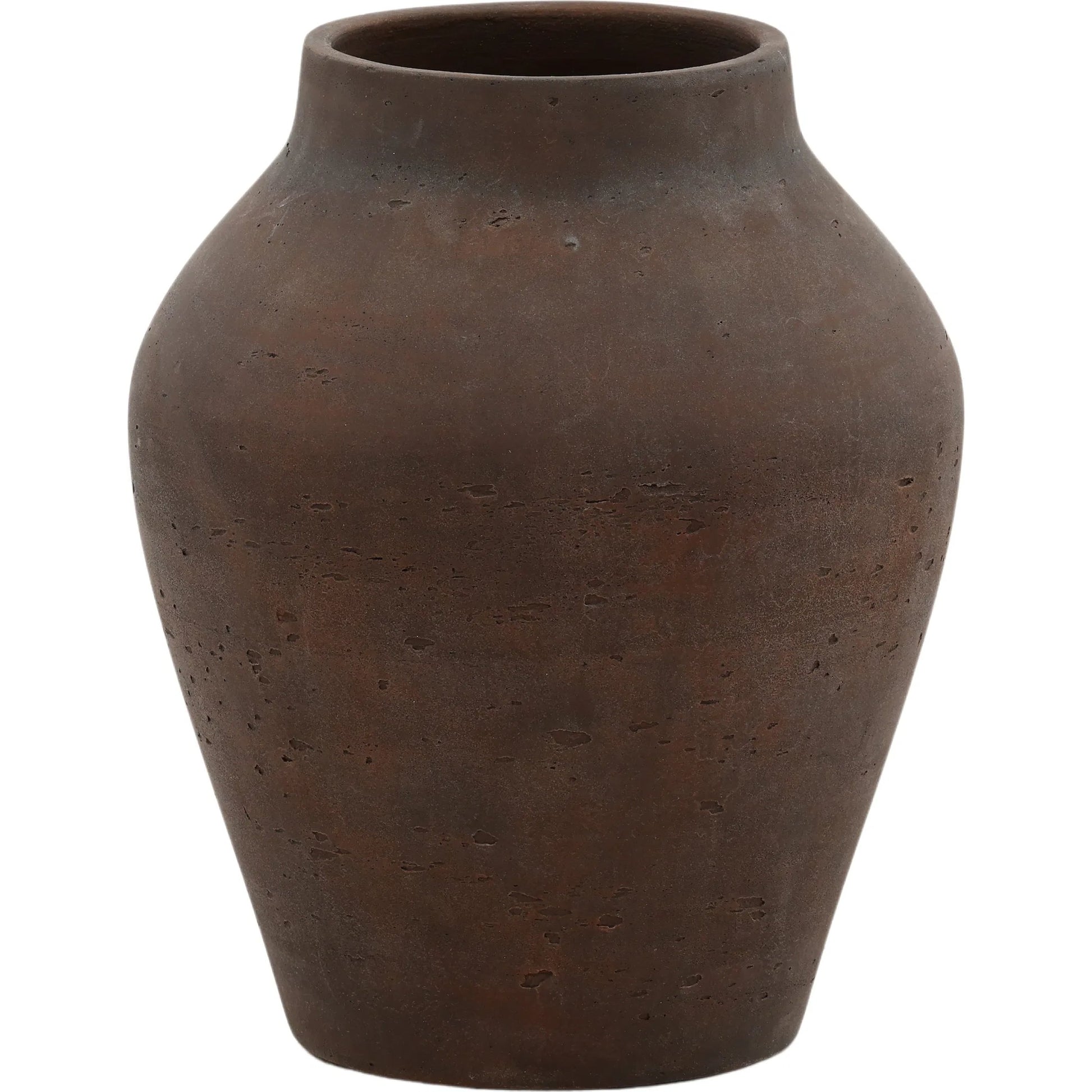 Effie Vase by Arch & Plane. Made from cement in a transitional style.
