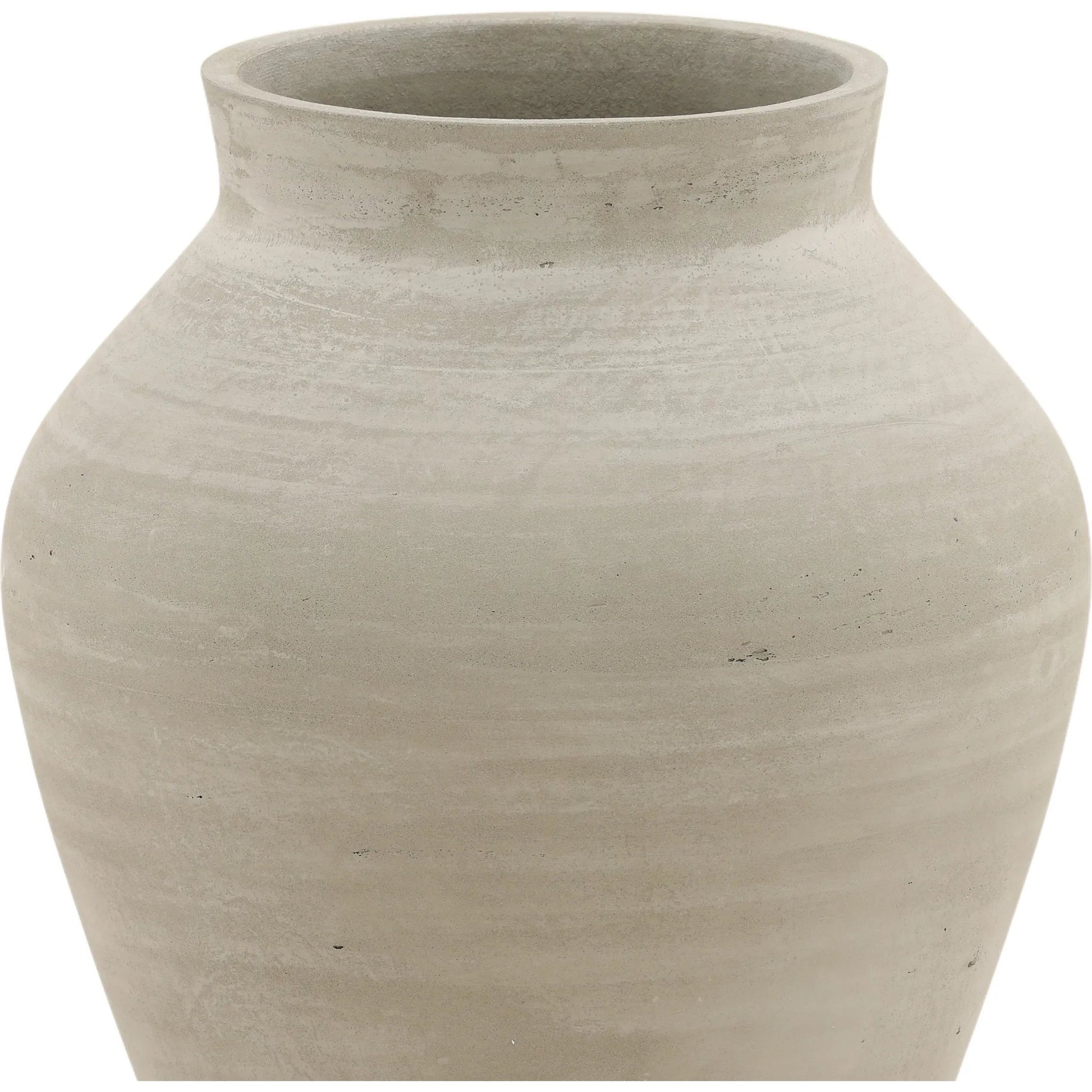 Effie Vase by Arch & Plane. Made from cement in a transitional style.