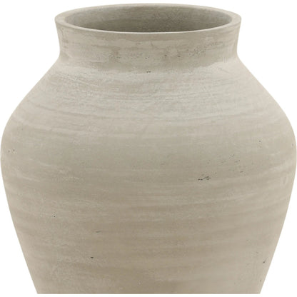 Effie Vase by Arch & Plane. Made from cement in a transitional style.