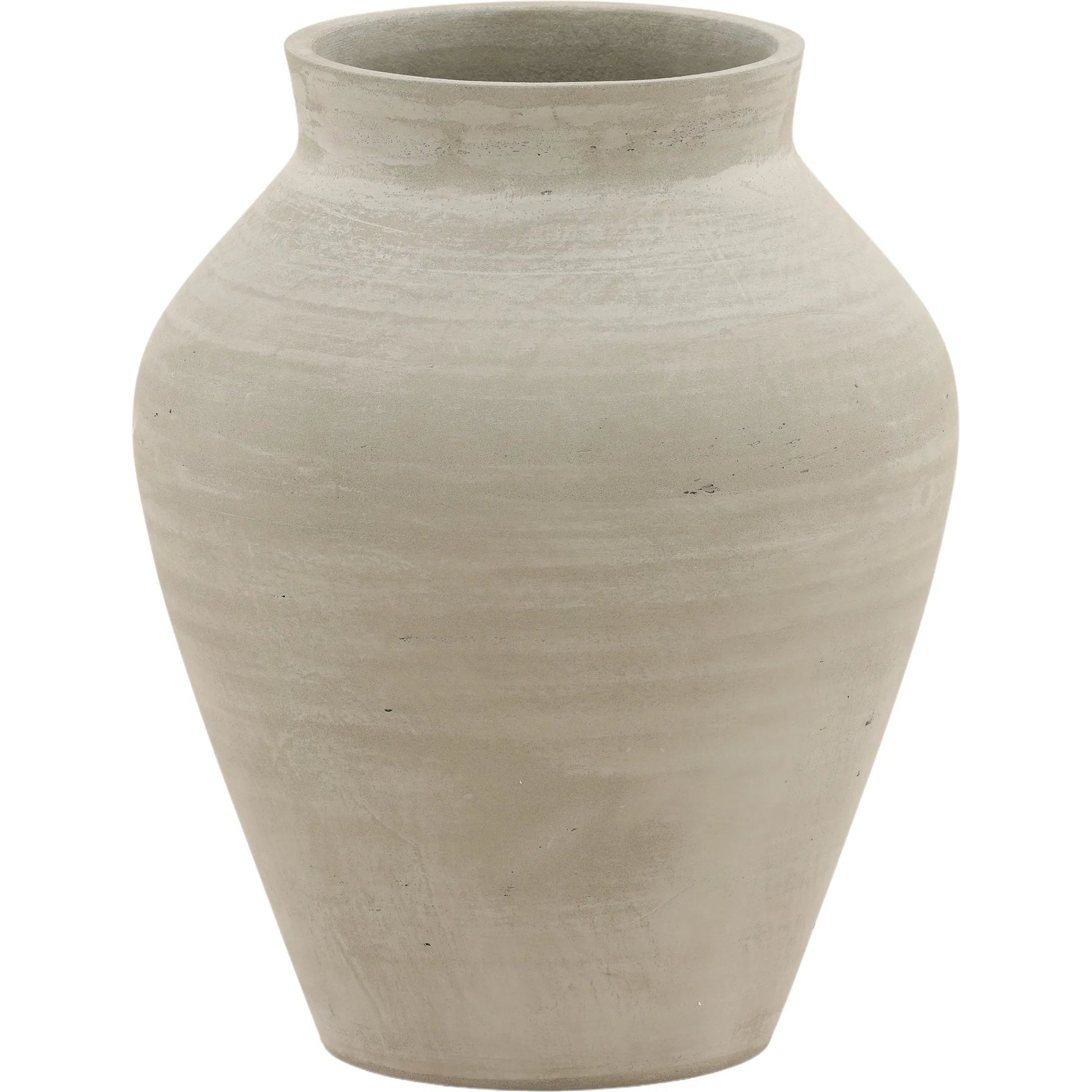 Effie Vase by Arch & Plane. Made from cement in a transitional style.