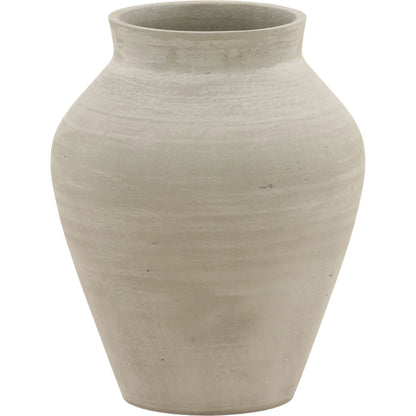 Effie Vase by Arch & Plane. Made from cement in a transitional style.