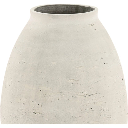 Charon Vase by Arch & Plane. Made from cement in a transitional style.