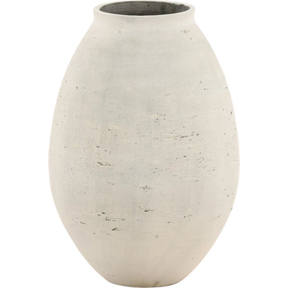Charon Vase by Arch & Plane. Made from cement in a transitional style.