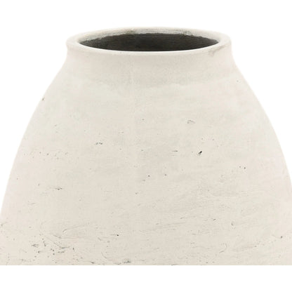 Charon Vase by Arch & Plane. Made from cement in a transitional style.