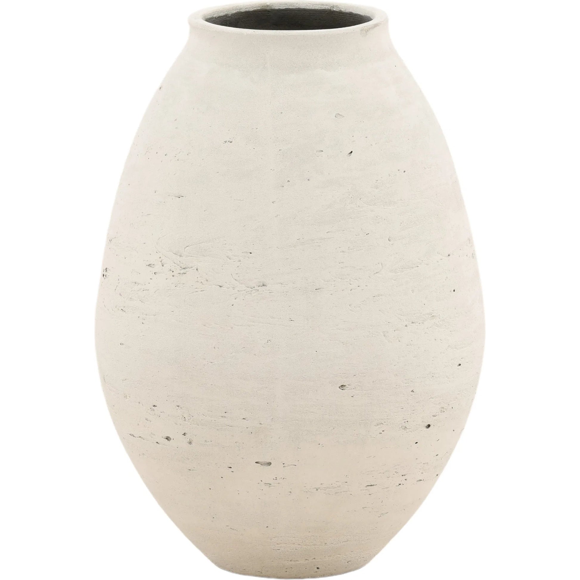 Charon Vase by Arch & Plane. Made from cement in a transitional style.