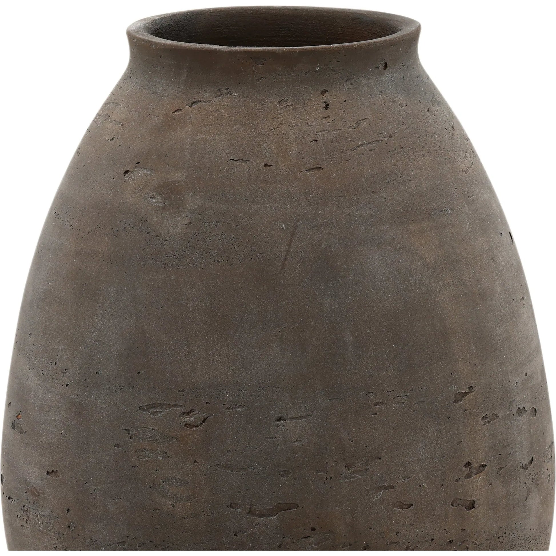 Charon Vase by Arch & Plane. Made from cement in a transitional style.