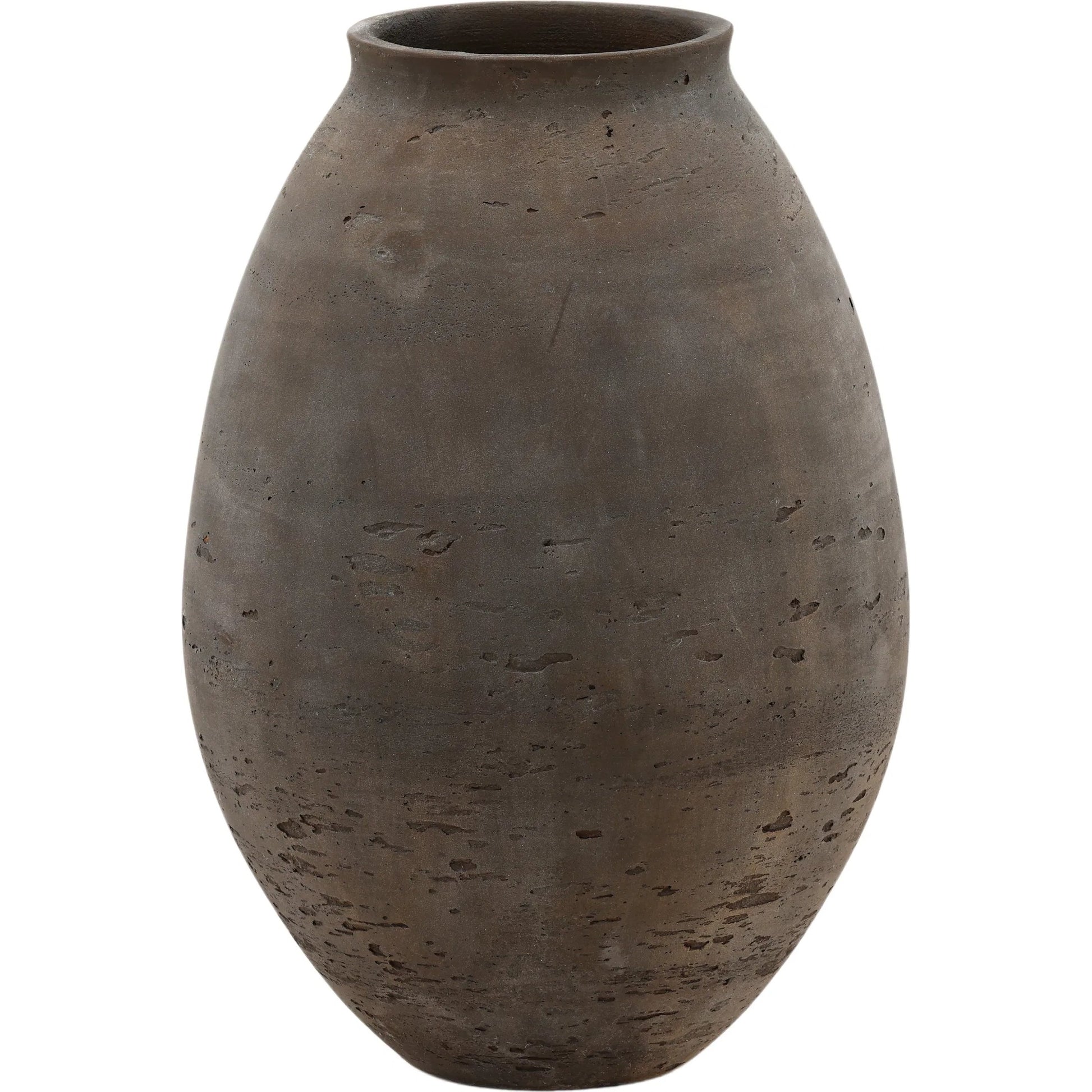 Charon Vase by Arch & Plane. Made from cement in a transitional style.
