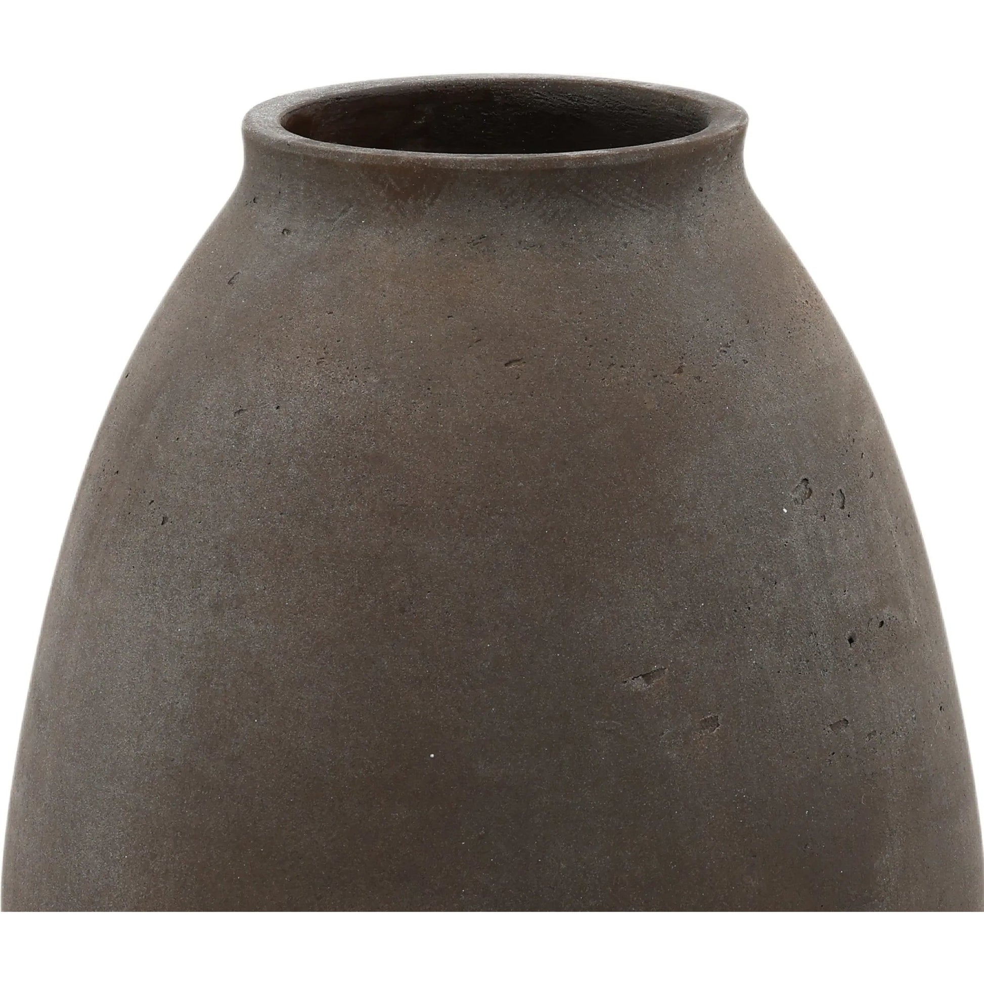 Charon Vase by Arch & Plane. Made from cement in a transitional style.