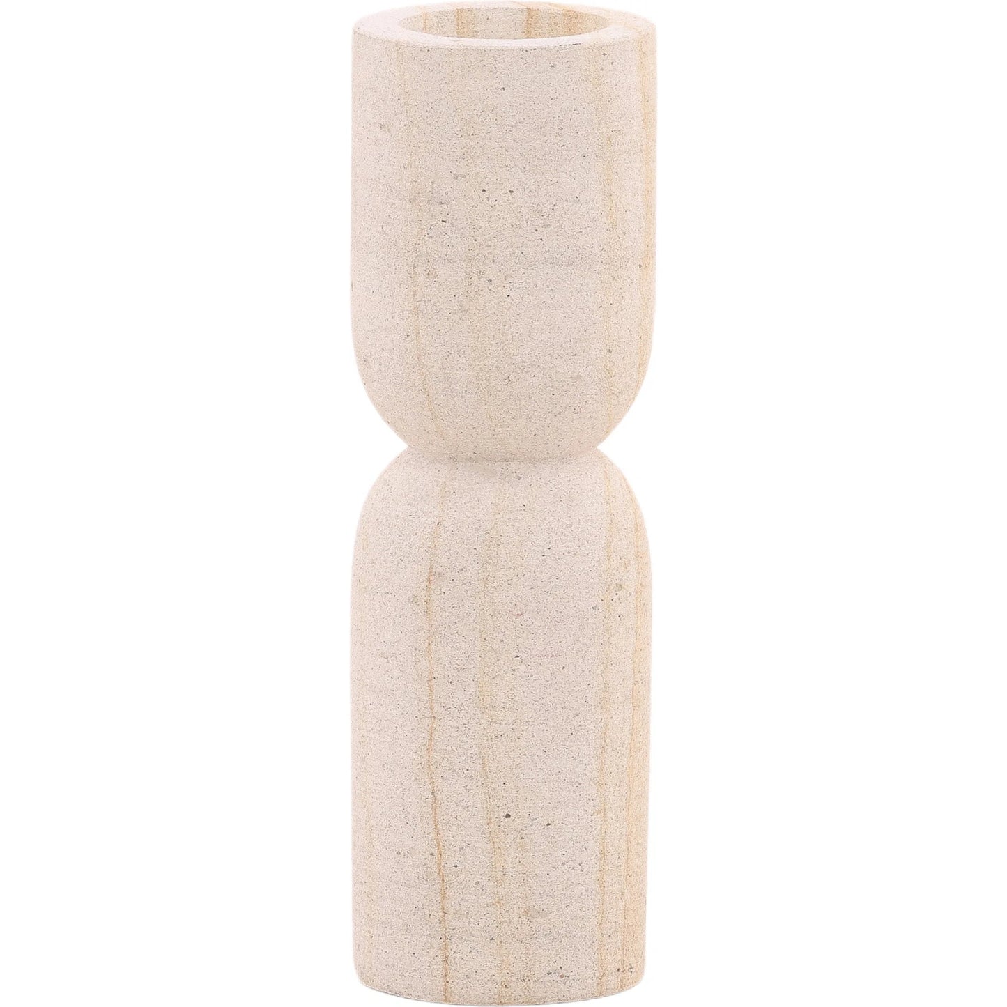 001 SI-2350642 | Primary Silo | Lessie Candle Holder by Arch & Plane in natural. Made from palimanan stone in a transitional style.