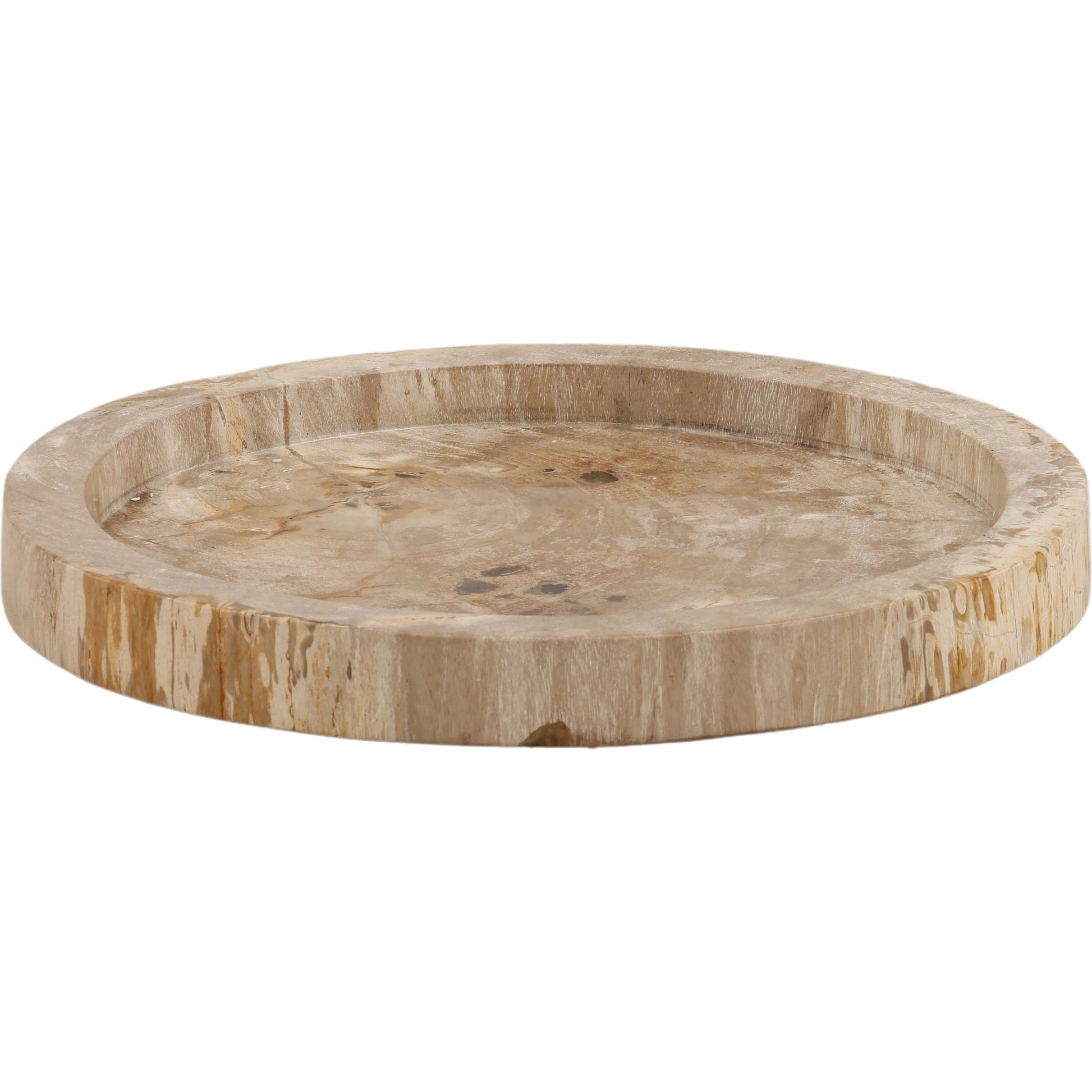 Kathy Tray by Arch & Plane in light natural. Made from petrified wood in a unique style.