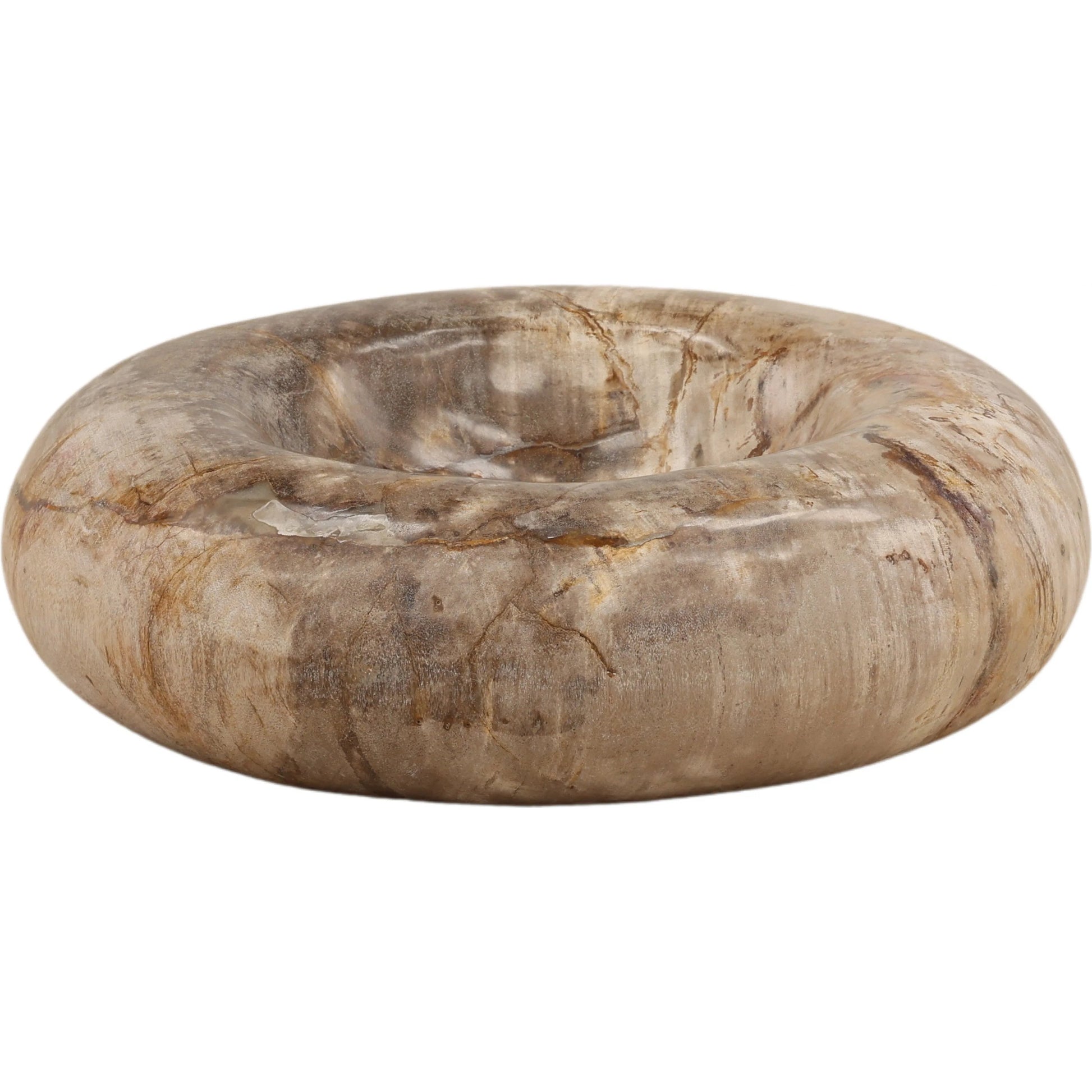 Leanna Tray by Arch & Plane in natural. Made from petrified wood in a unique style.