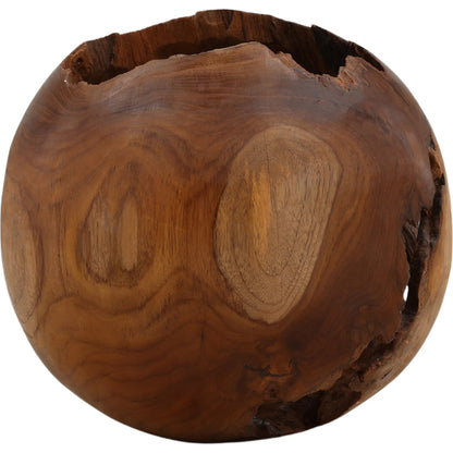 Kaitlin Sculpture by Arch & Plane in natural. Made from teak in a unique style.