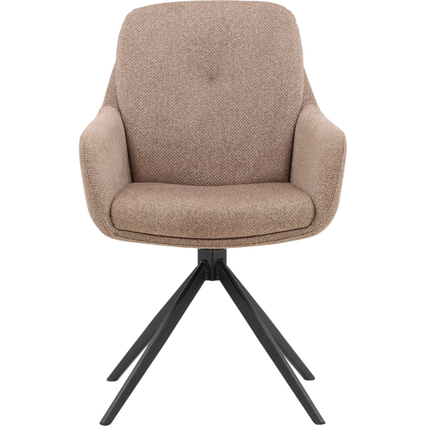 002 SI-2350649 | Additional Silo | Darren Dining Chair (Set of 2) by Arch & Plane in sand. Made from polyester upholstery, iron in a transitional style.