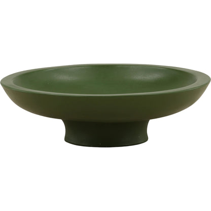 Nautica Outdoor Bowl by Arch & Plane in olive. Made from lightweight concrete in a unique style.