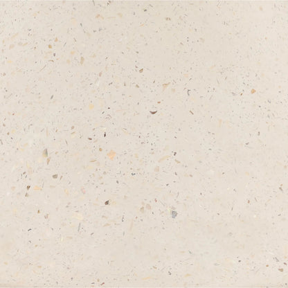 Renata Outdoor Bar Table by Arch & Plane in ivory. Made from lightweight concrete terrazzo in a unique style.