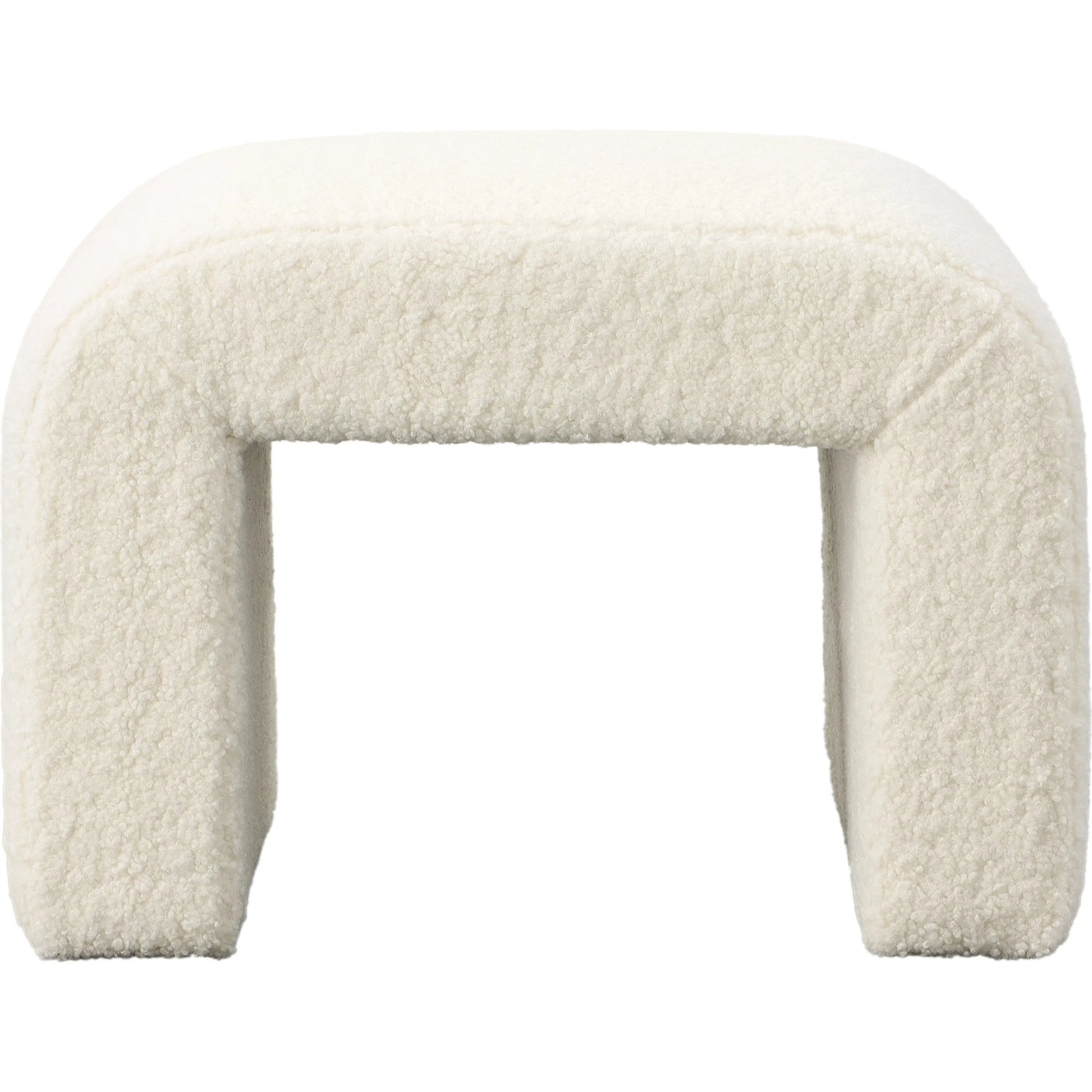 Trey Bench by Arch & Plane in ivory. Made from unique in a transitional style.