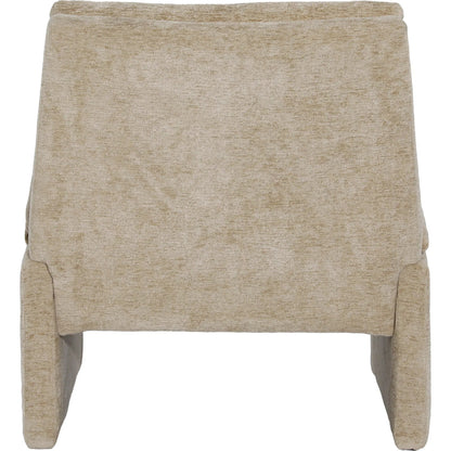 Deidre Occasional Chair by Arch & Plane in sand. Made from polyester blend upholstery, solid pine wood in a transitional style.
