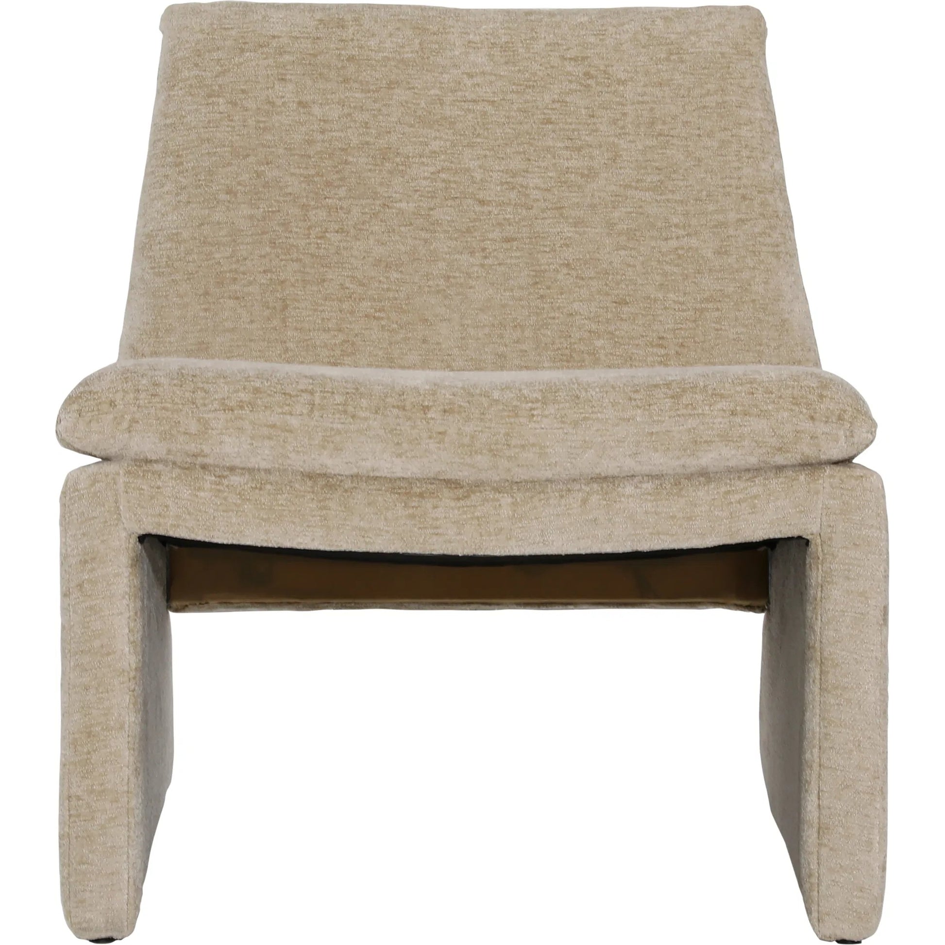 Deidre Occasional Chair by Arch & Plane in sand. Made from polyester blend upholstery, solid pine wood in a transitional style.